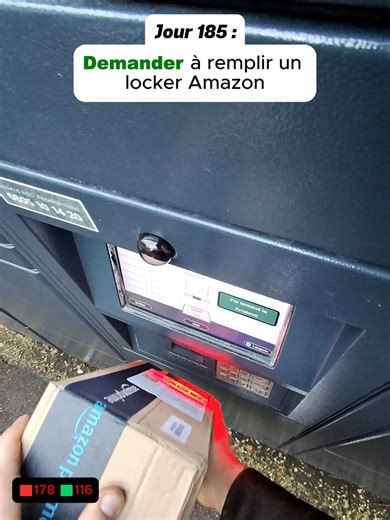 La thérapie du rejet on Instagram: "Jour 185 : Demander à remplir un locker Amazon Tout le monde a déjà commandé Amazon, une grande partie se fait livrer dans les Amazon locker mais qui les a déjà rempli ? C'est ce qu'on va essayer de faire aujourd'hui #unjourunedemande #therapiedurejet #demander"