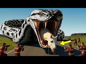 Brave Rescue Mission: Heroes Save Horse🐎 From a Vicious Giant Python Attack 🐍 | Animal Rescues