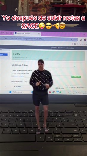 Todos los maestros despues subir notas en SACE.. #honduras🇭🇳 #docentes #SACEhonduras #notas #LuisPalma #felicidad #casivacaciones #SACE