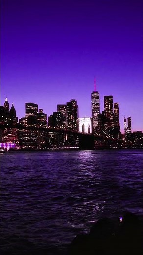 New York City Night View in 4K | Amazing NYC Skyline & City Lights at Night ✨