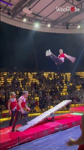 Circus performer fails to perform a jump trick *Epic Stunt Fail* || WooGlobe
