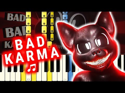 Cartoon Cat - Bad Karma [Piano Tutorial]