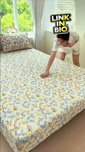 Elastic Bedsheet Review 🛏️ | Elastic Bedsheet Cover | Perfect FitEvery Time!#diy #bedsheets #shorts
