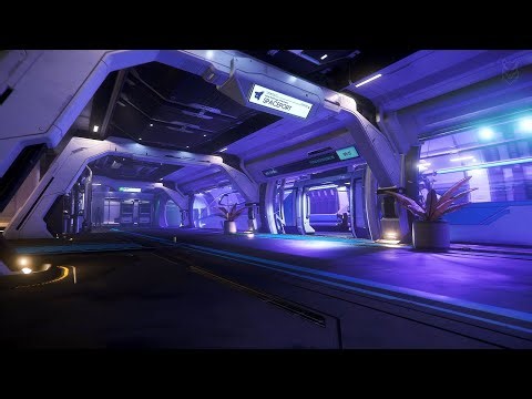 Star Citizen Ambience | New Babbage – Metroloop Station | Futuristic Transit Soundscape