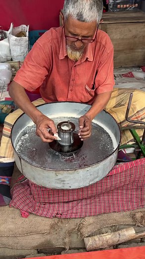 White Cotton Candy Making #reels #foodlover #instagram #viral #food #foryou #foodie | Street Food Lover
