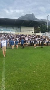 Let’s make some noise SACS!! Our Spirit Committee getting the boys warmed up for the Wynberg Rugby Festival this weekend. | SACS