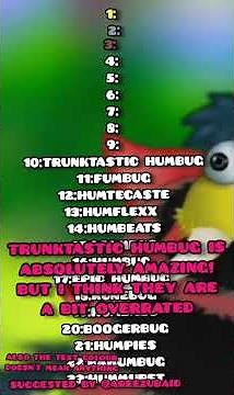 Ranking Humbug Island monsters! (My Singing Monsters)‪@cheezedibbles‬