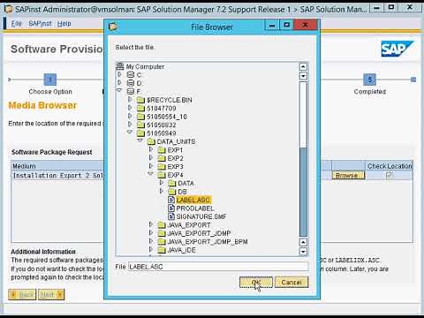 Solution Manager 7.2 Installation Steps