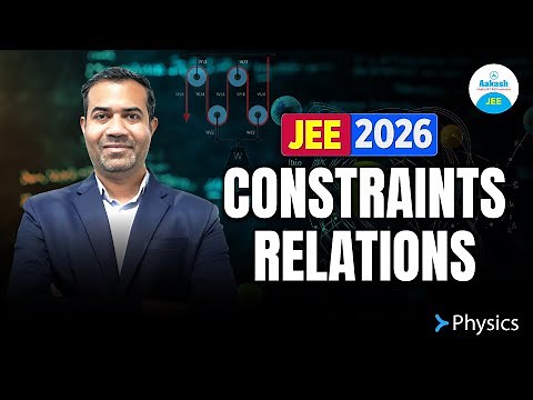 The Secret to Solving Pulley Problems | CONSTRAINTS RELATIONS | Target JEE | Physics