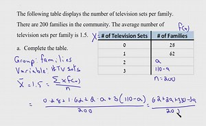 Measure of Central Tendency: Exercises 6 - 7