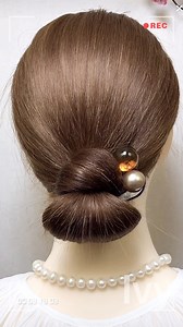 Simple Everyday low Bun Idea#DailyBun #EasyHair #UpdoForBeginners #QuickHairstyle #HairRoutine | Simple Hairstyles.