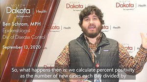 36K views · 359 reactions | Late this past week, the COVID Tracking Project and Johns Hopkins University adjusted how the ND COVID-19 positivity rate was being reported nationally after discussions with NDDoH and ND Unified Command. Ben Schram from the Division of Disease Control is here to break down what that change means: | ND Health and Human Services | Facebook
