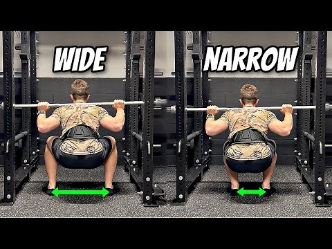 Wide vs Narrow Stance Squat Kinematics & Muscle Activation