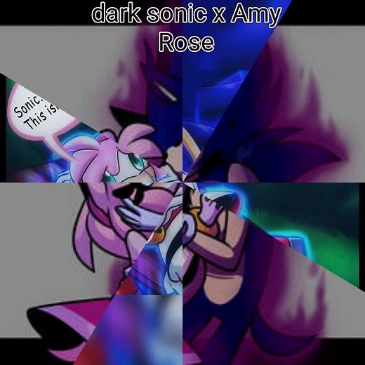 dark sonic x Amy Rose (impossible)