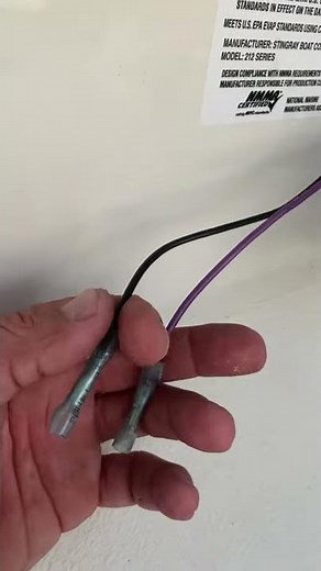 Hour meter hookup- miller marine Yamaha 150
