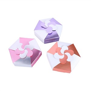 [Hot Item] Elegant Hexagonal Gift Box for Cookies and Candies