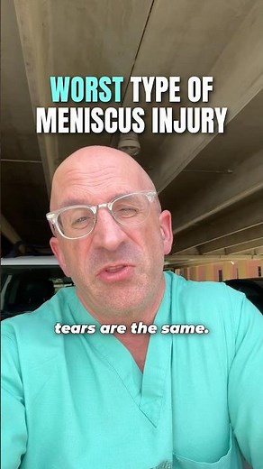 Discover The Most Devastating Type of Meniscus Tear⁉️