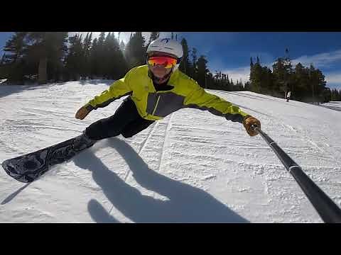 Alpine Snowboard Hard Boot Carving Quick Tip - Keep Your Shoulders Parallel To The Snow