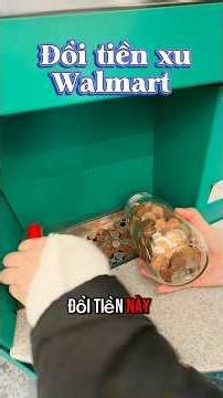 Đổi tiền xu tại Walmart #walmart #coins #coinstars #changes #money #cash #coinkeeper