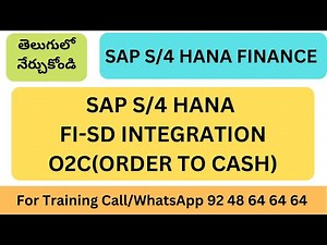 S/4 HANA FI MM & FI SD INTEGRATION, #saptutorialsforbegginers, #s4hanatrainingintelugu, #sapfico,