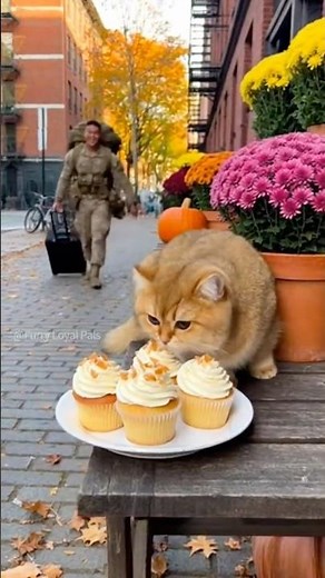 😺 🐈 Precious Reunion! Golden British Shorthair Jumps! #cat