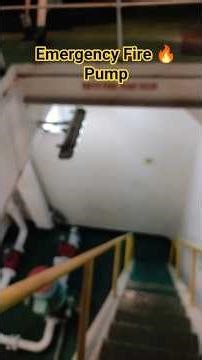 Emergency Fire Pump Test 🚨🔥 Ship Par Aag Lage To Kaise Bachate Hain? | Merchant Navy Reality
