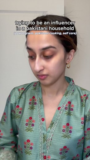 Pakistani Household Influencer GRWM: Desi Food & Skincare Routine