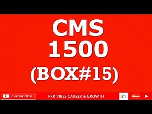 CMS 1500 CLAIM FORM BOX15 OTHER DATE IN MEDICAL BILLING #cms1500 #rcm #rcm_training #claim #usa