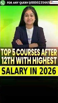 Top 5 Courses After 12th With Highest Salary in 2026 💰 Best Career Options