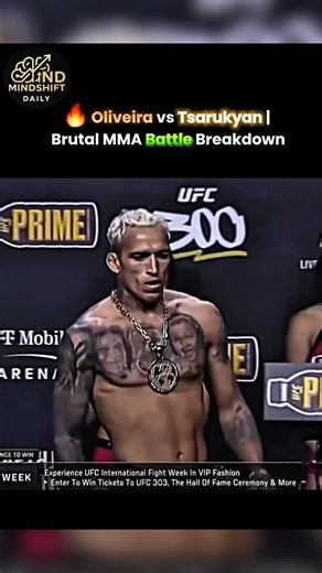 Oliveira vs Tsarukyan | Brutal MMA Battle Breakdown (UFC Style Cinematic)