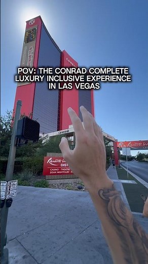 POV: THE CONRAD COMPLETE LUXURY INCLUSIVE EXPERIENCE IN LAS VEGAS Resorts World Las Vegas #vegas