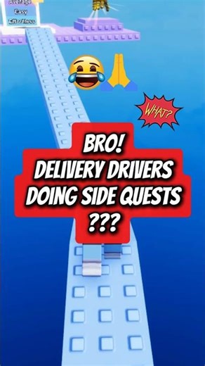 Delivery Drivers Doing SIDE QUESTS! #roblox #robloxrant #relatable