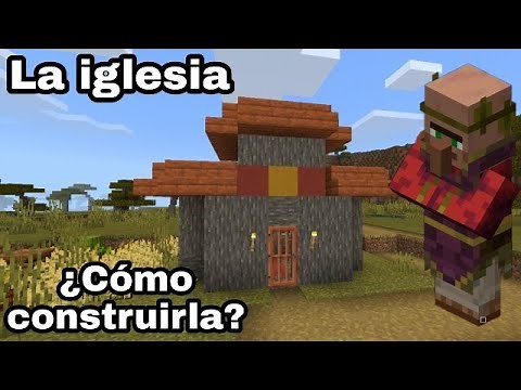 Cómo HACER 👉 La IGLESIA de la SABANA en MINECRAFT