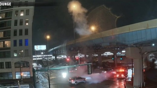 WATCH: Manhole explosion caught on video in Worcester