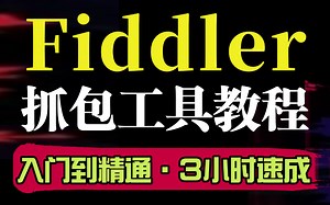 2025全网最详细的Fiddler抓包工具教程，辅助接口抓包入门到精通三小时打通！