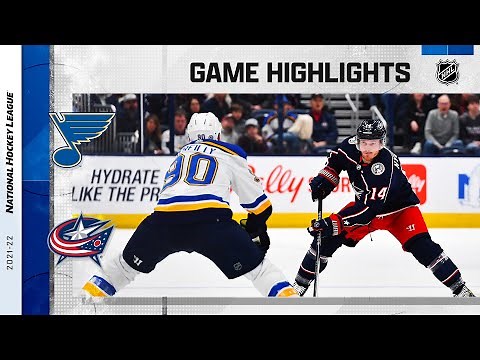 Blues @ Blue Jackets 3/19 | NHL Highlights 2022