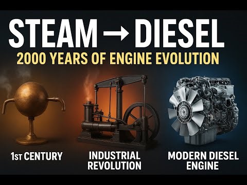 The Unbelievable Evolution of Engine Design: from Steam to Diesel - Complete Timeline!! #engine