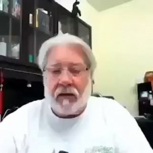 Old man takes a fat juul rip