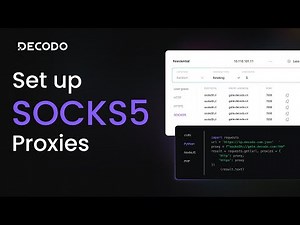 How to set up a SOCKS5 proxy? | Proxy setup tutorial