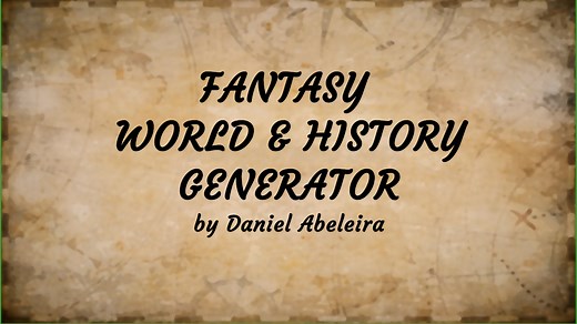 Fantasy World and History Generator by Delthor Games