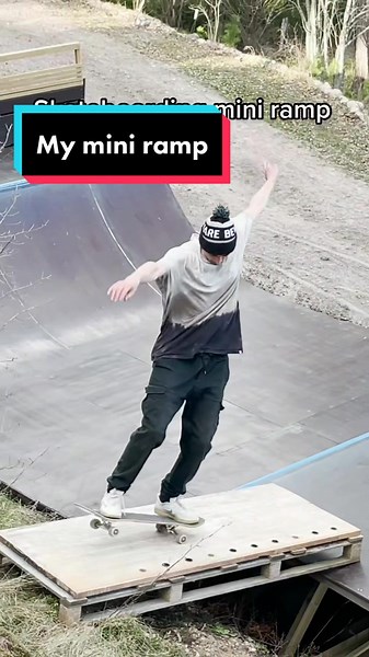 Skateboarding Mini Ramp Tricks for Fun