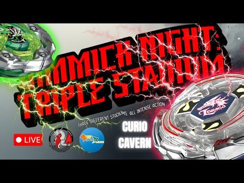 Beyblade X LIVE 🔥 Three Stadium Tournament Gimmick | Ashen Dragoons