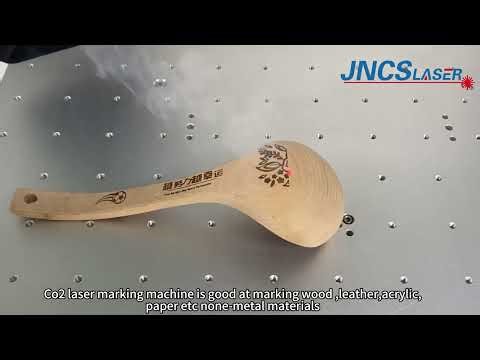 Hot 3D CO2 laser marking machine for marking wood,leather ,jncslaser