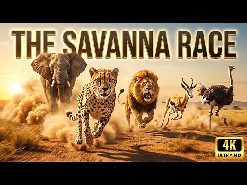 30 Animals RACE: Cheetah vs Lion, Gazelle, Zebra - Savanna Speed Championship - Fastest Animal