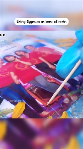 23K views · 323 reactions | Have you tried using Gypsum as base for your resin projects? It's so easy and fun to use. It's also a great alternative when you're working with big projects since resin us very expensive. Happy crafting! #resinsmallbusiness #resinwithme #resinforbeginners #resinhacks #resintheraphy #resintechniques #fbcrafters #hobbiesforhappiness #resinsecrets #HobbiesAndPassions #Gypsum #plasterofparis | Ejoy's Art Space | Facebook