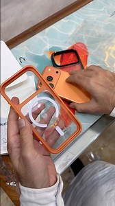 17pro ka look khrab krdiya | iphone 17pro orange masgsafe cover | 17pro back covers