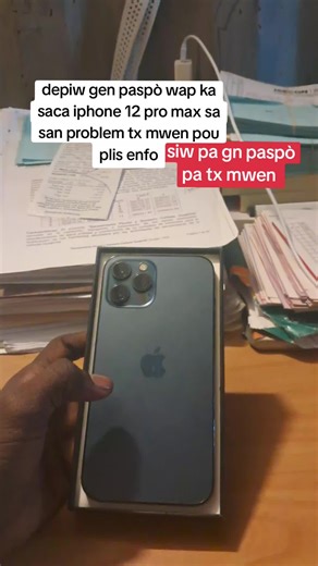 Achte iPhone 12 Pro Max ak Paspo