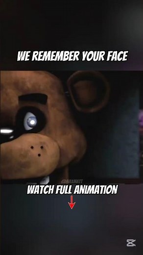 We remember your face #fnaf #fnaf1 #fivenightsatfreddys #fnafanimation