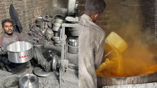 Recycling Old Utensils into Stunning Steel Cookware