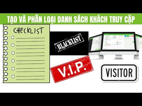 Cách tạo danh sách phân loại khách trên phần mềm ZKBioCVSecurity mô đun Visitor (Black List; VIP...)